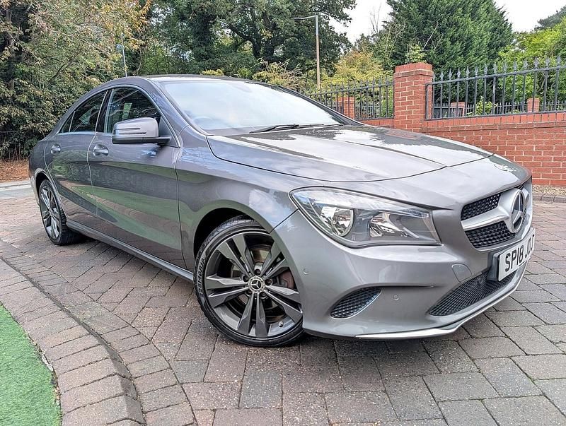 Mountain grey Used 2018 Mercedes CLA200 Sedan | £8,475 (Good price) - Image 1/4