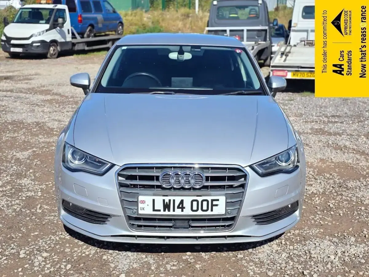 Used Audi A3 S-Line 150 HP (110 kW) 2014 Silver Sedan