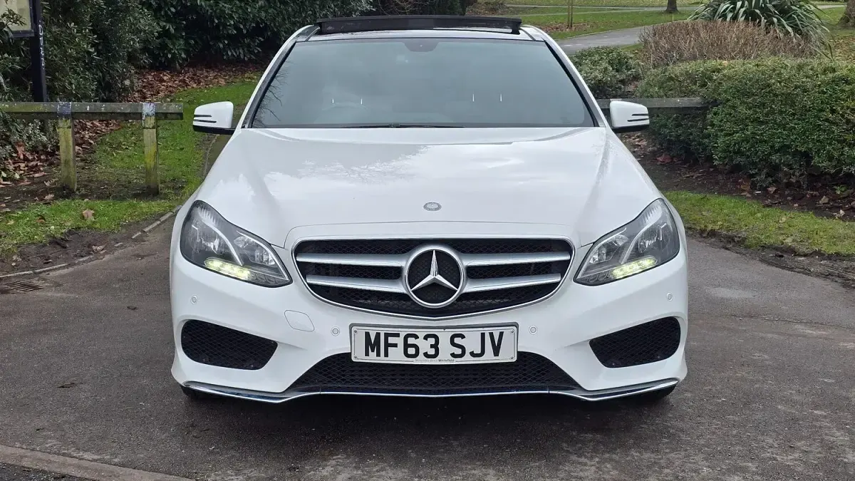 Used Mercedes E250 AMG 2013 White Sedan