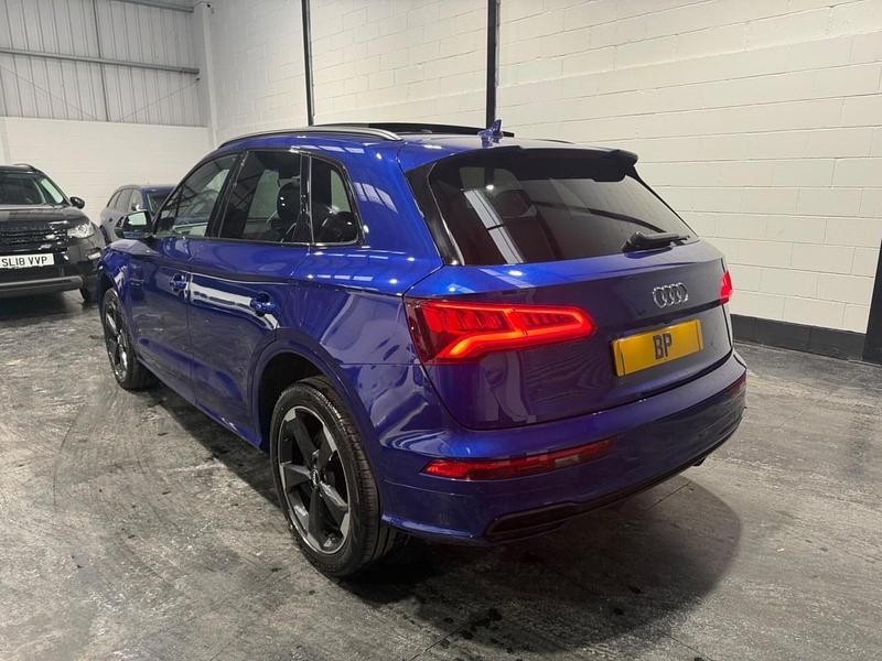 Used Audi Q5 Black Edition 190 HP (139 kW) 2020 Blue SUV