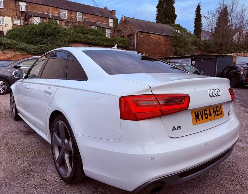 Used Audi A6 Black Edition 190 HP (139 kW) 2014 White Sedan
