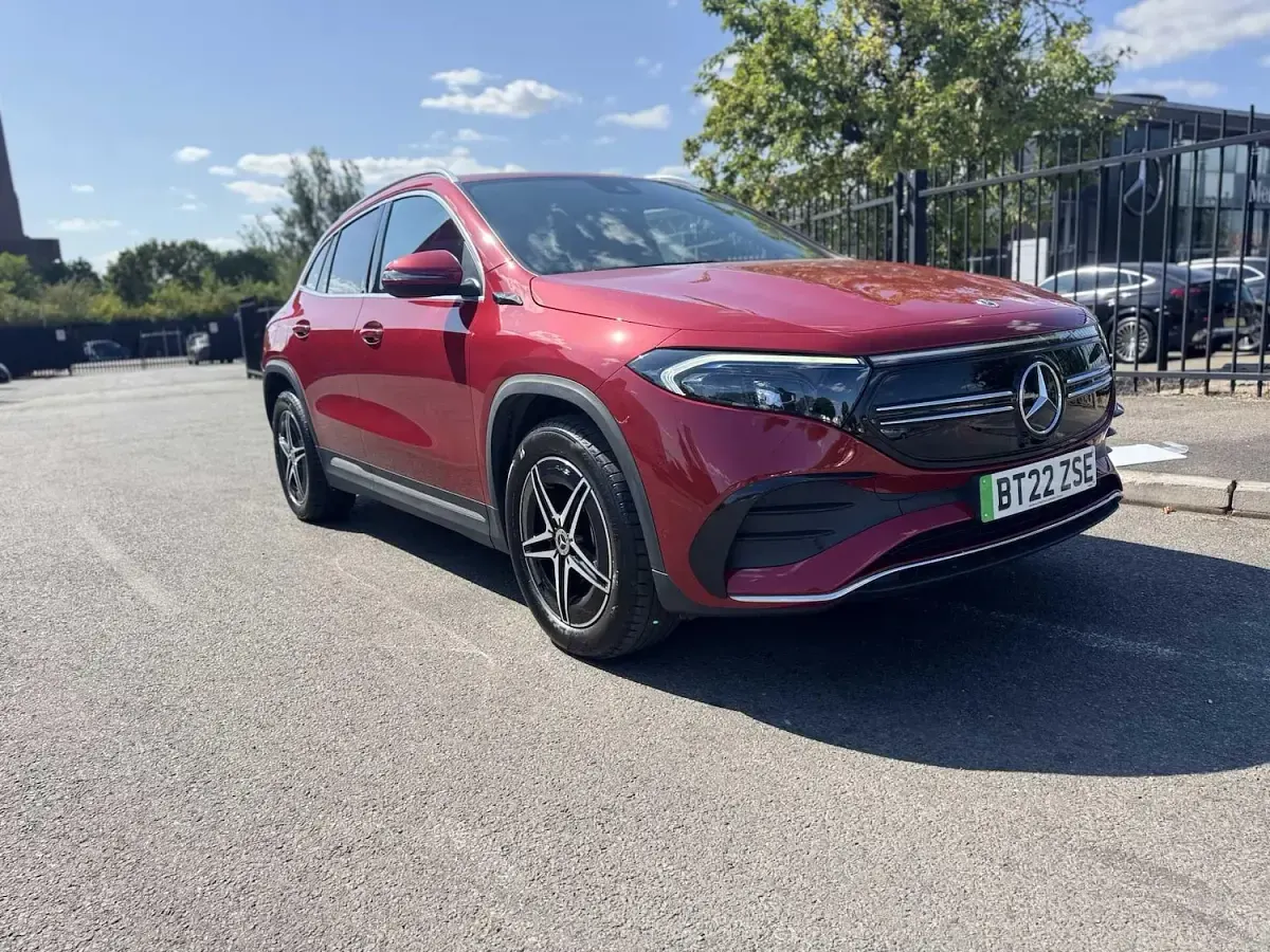 Used Mercedes EQA250 AMG line 139 kW (190 HP) 2022 Red SUV