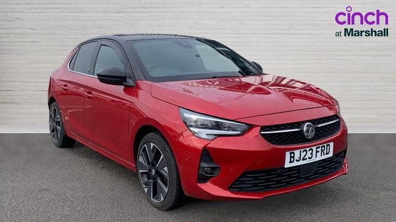 Used Vauxhall Corsa-e Ultimate 100 kW (136 HP) 2023 Red Hatchback