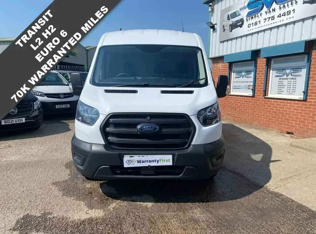 Used Ford Transit 130 HP (95 kW) 2021 White Van