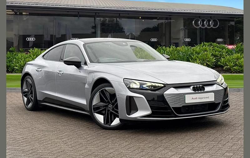 Silver Used 2023 Audi e-tron GT quattro Comfort Sedan | £56,250 (Fair price) - Image 1/4