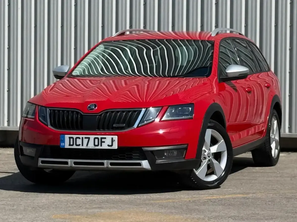 Used Skoda Octavia Scout 4x4 2017 Red Estate