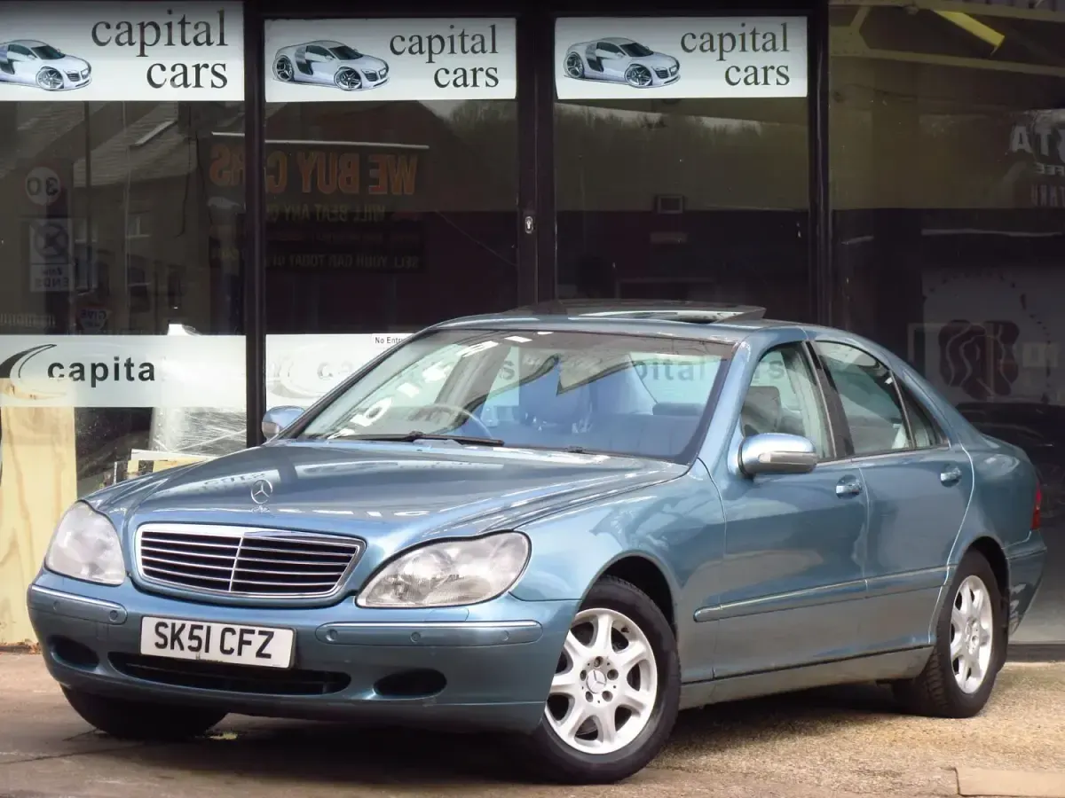 Used Mercedes S320 2001 Blue Sedan