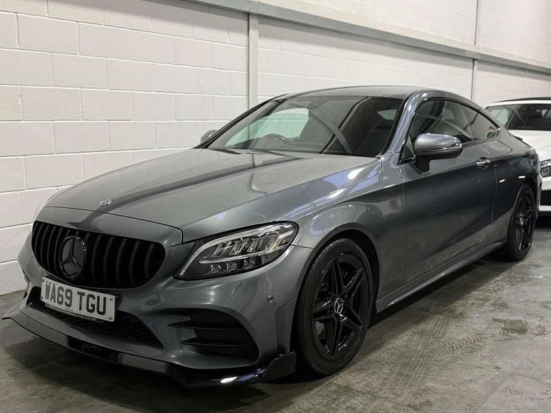 Used Mercedes C300 AMG line 2019 Grey Coupe