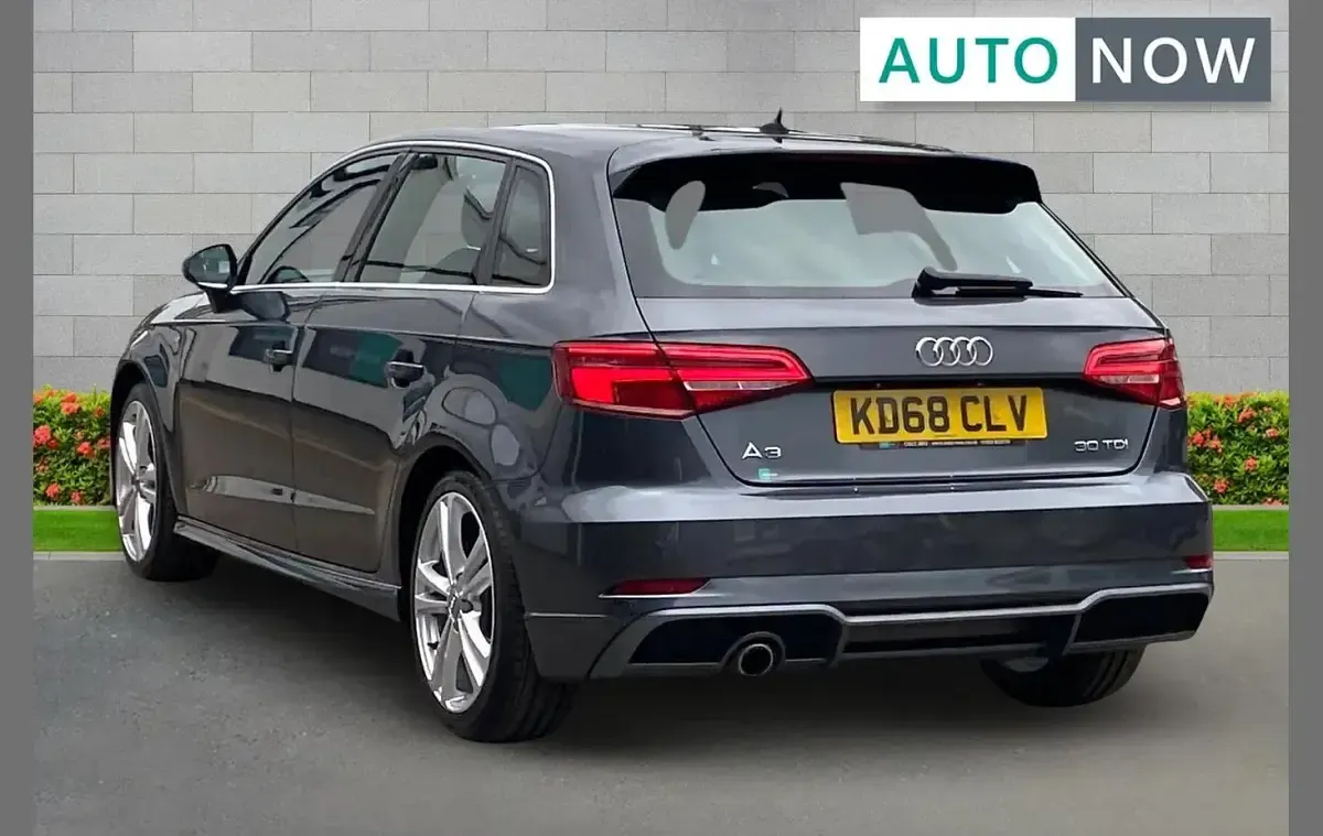 Used Audi A3 S-Line 113 HP (83 kW) 2019 Grey Sedan