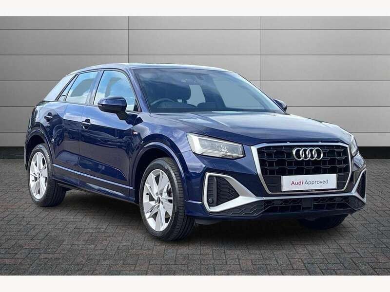 Blue Used 2022 Audi Q2 S-Line SUV | £21,595 (Fair price) - Image 1/4