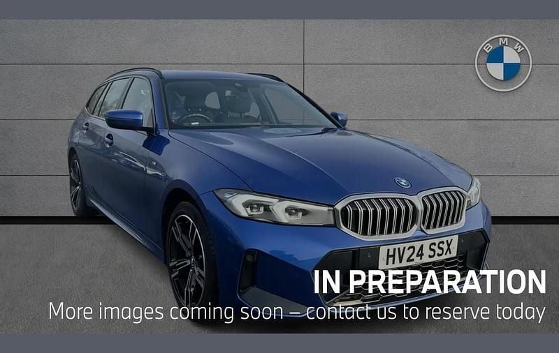 Blue Used 2024 BMW 330e M Sport Estate | £33,990 (Super price) - Image 1/4