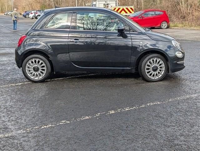 Used Fiat 500 Lounge 69 HP (50 kW) 2018 Black Hatchback