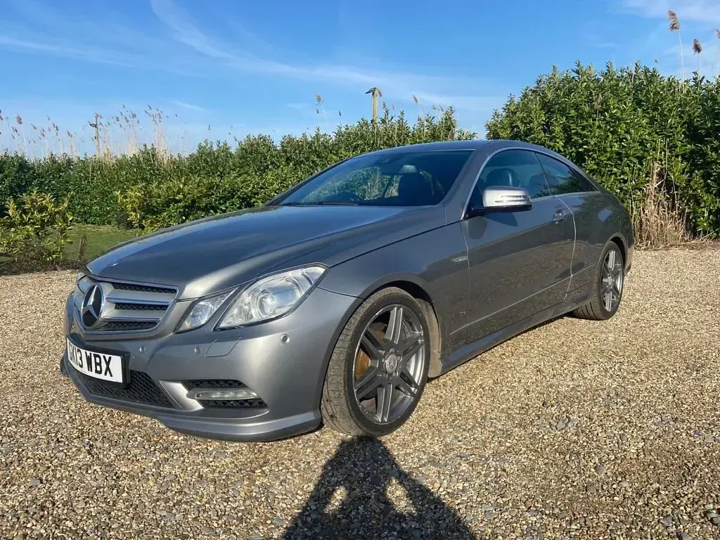Used Mercedes E220 170 HP (125 kW) 2013 Silver Coupe