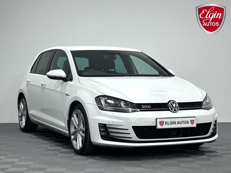Used VW Golf VII GTD 184 HP (135 kW) 2016 White Hatchback