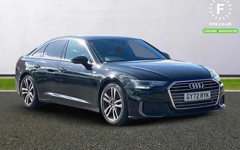Black Used 2022 Audi A6 S-Line Sedan | £25,699 (Good price) - Image 1/3