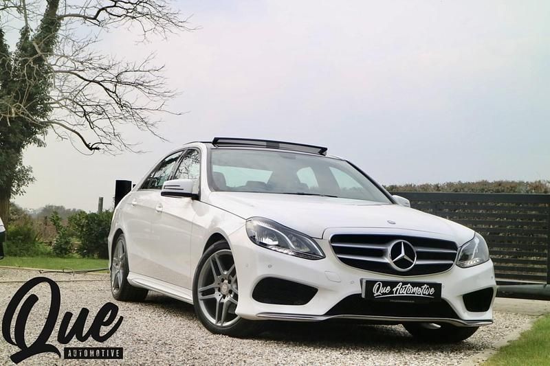 Used Mercedes E220 AMG 170 HP (125 kW) 2014 White Sedan
