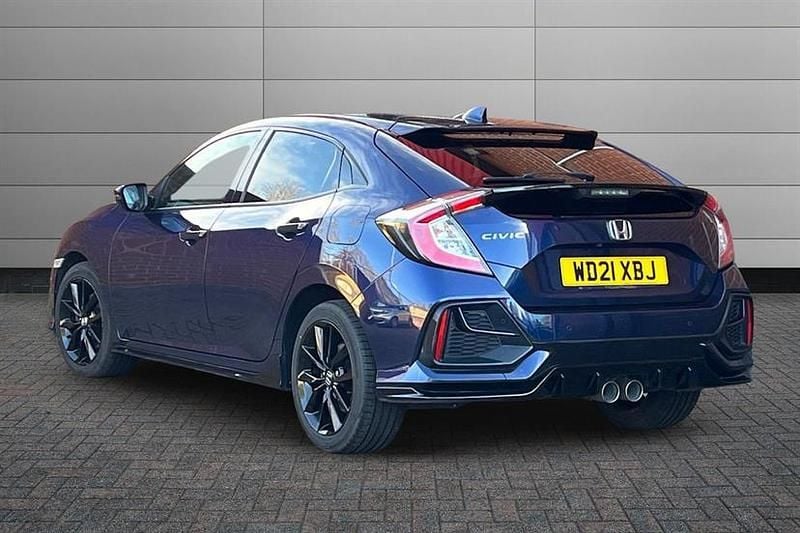 Used Honda Civic Sport 182 HP (133 kW) 2021 Blue Hatchback