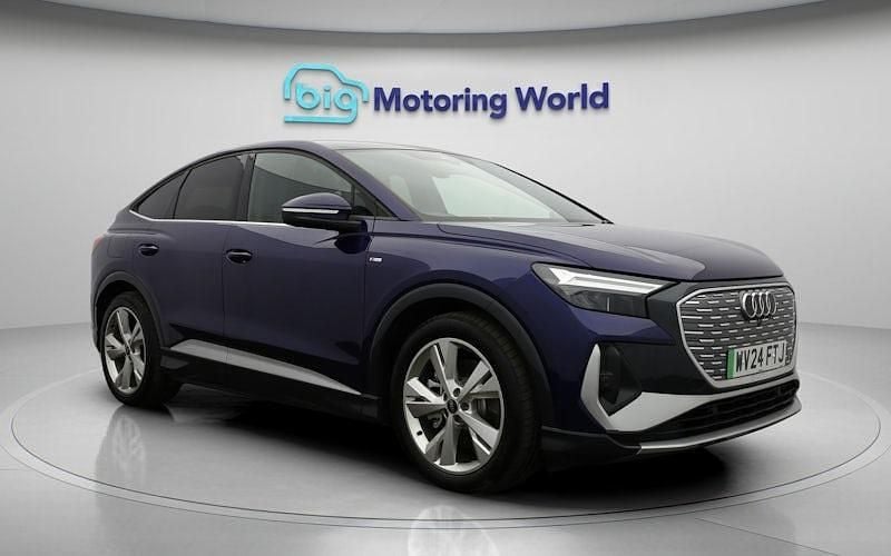 Used Audi Q4 Sportback e-tron S-Line 250 kW (340 HP) 2024 Blue SUV