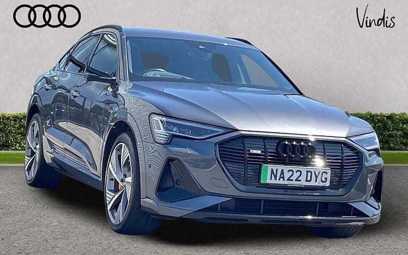 Grey Used 2022 Audi e-tron Sportback Advanced SUV | £36,855 - Image 1/4