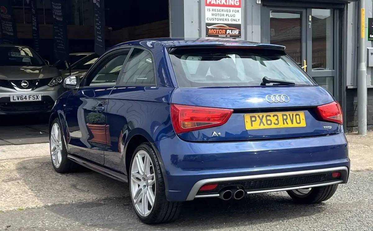 Used Audi A1 S-Line 122 HP (89 kW) 2013 Blue Hatchback