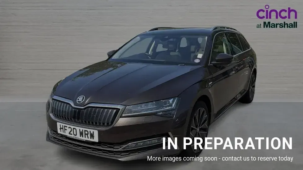 Used Skoda Superb 218 HP (160 kW) 2020 Magnetic brown metallic
