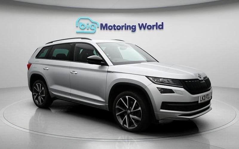 Used Skoda Kodiaq SportLine 190 HP (139 kW) 2021 Silver SUV
