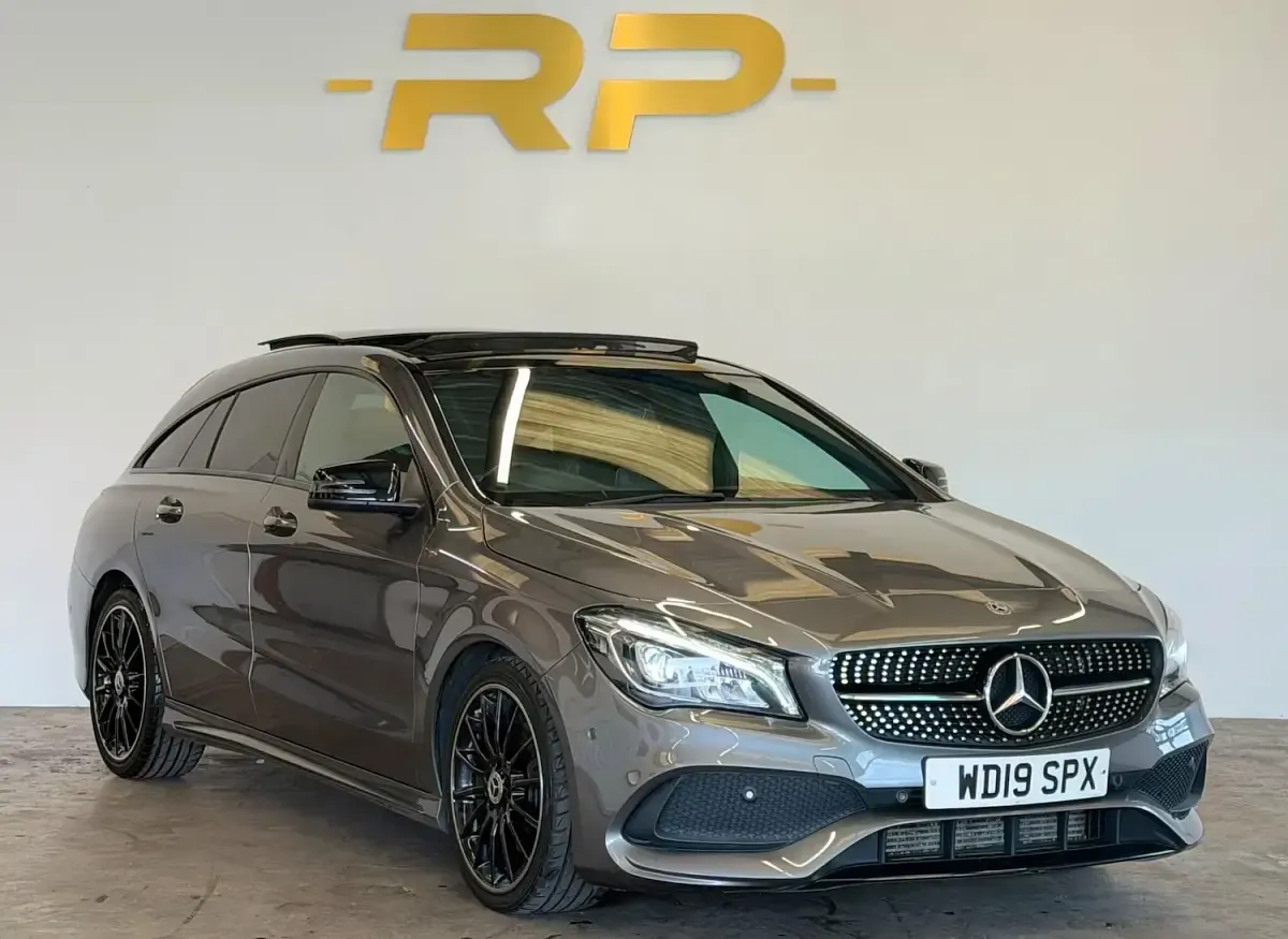 Used Mercedes CLA220 AMG line 170 HP (125 kW) 2019 Grey Coupe
