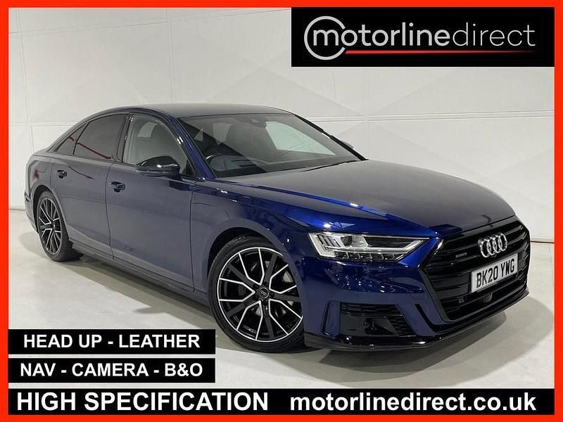 Blue Used 2020 Audi A8 Black Edition Sedan | £29,945 (Fair price) - Image 1/4