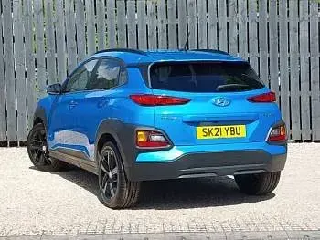 Second-hand Hyundai Kona Edition 120 CP (88 kW) 2021 Albastru SUV