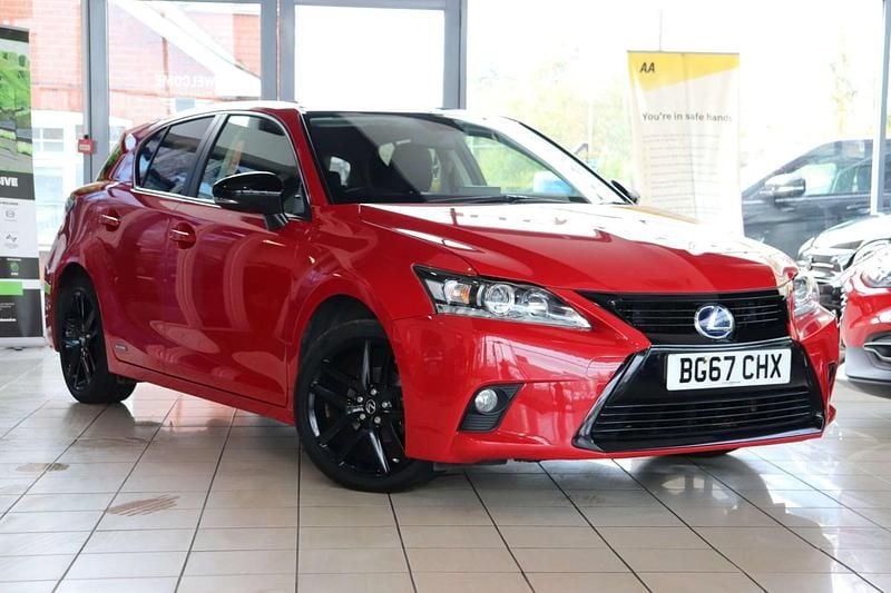 Red/black Used 2017 Lexus CT200h Sport Line Hatchback | £14,310 (Fair price) - Image 1/4