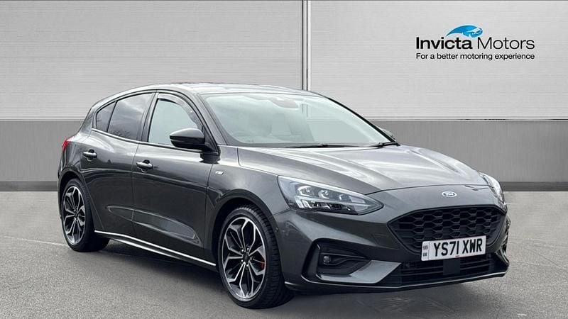 Grey Used 2022 Ford Focus ST-Line X Hatchback | £13,500 (Super price) - Image 1/4