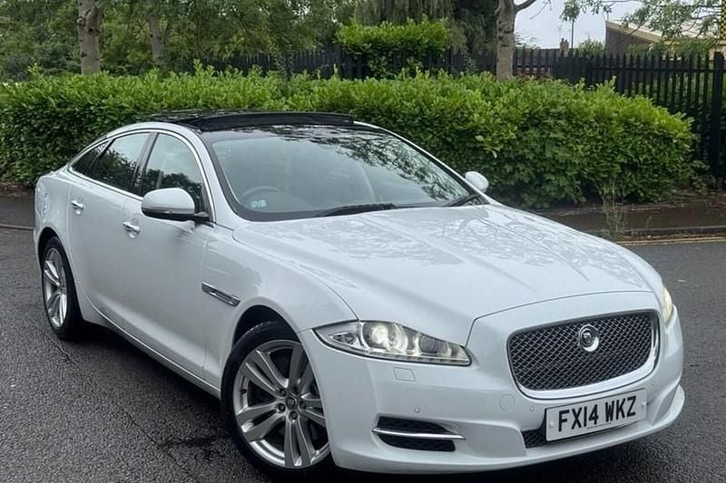 White Used 2014 Jaguar XJ Premium Luxury Sedan | £14,500 (Fair price) - Image 1/1