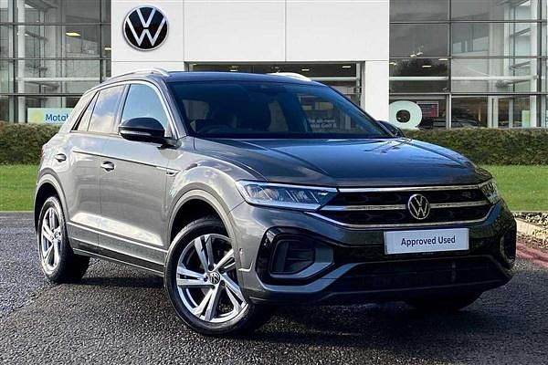 Grey Used 2023 VW T-Roc R-line SUV | £23,599 (Fair price) - Image 1/4