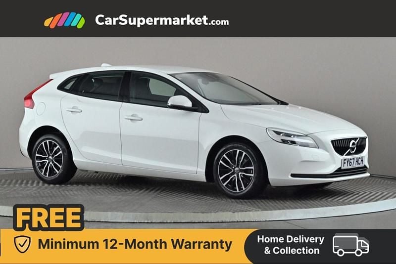 White Used 2017 Volvo V40 Momentum Estate | £8,997 (Fair price) - Image 1/4