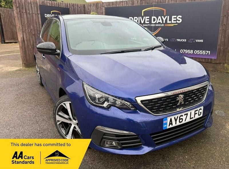 Blue Used 2017 Peugeot 308 GT-line Hatchback | £6,999 (Fair price) - Image 1/4
