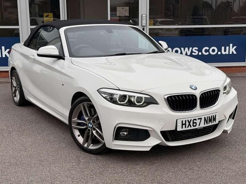 White Used 2017 BMW 218 M Sport Cabriolet | £12,615 (Fair price) - Image 1/3
