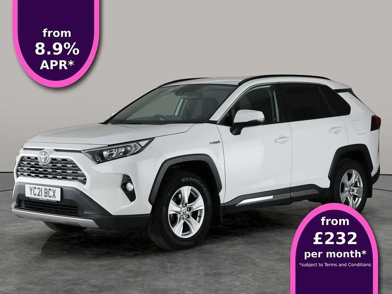 White Used 2021 Toyota RAV4 Hybrid SUV | £16,172 (Good price) - Image 1/4
