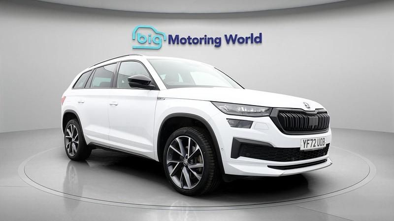 Used Skoda Kodiaq SportLine 150 HP (110 kW) 2023 White SUV