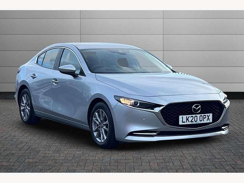 Sonic silver Used 2020 Mazda 3 Sedan | £12,490 (Super price) - Image 1/2