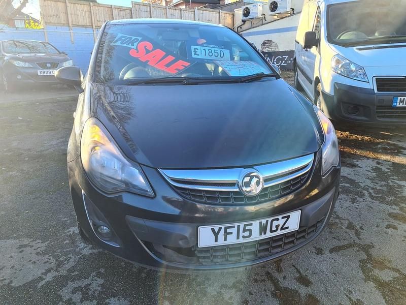 Used Vauxhall Corsa Sportive 95 HP (69 kW) 2015 Black Van
