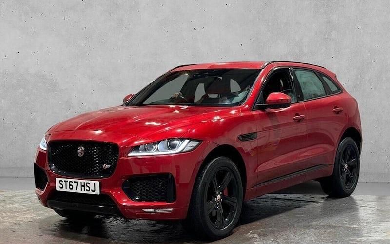 Used Jaguar F-Pace Supercharged 381 HP (280 kW) 2017 Red SUV