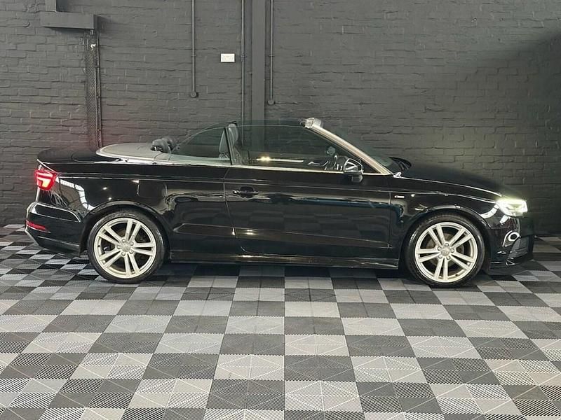 Used Audi A3 Cabriolet S-Line 150 HP (110 kW) 2017 Black Cabriolet