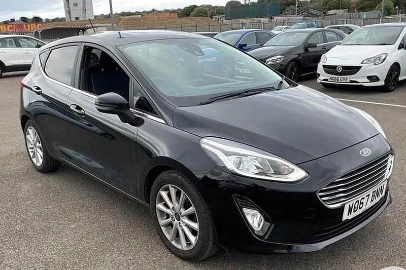 Black Used 2018 Ford Fiesta Titanium Hatchback | £7,295 (Fair price) - Image 1/1