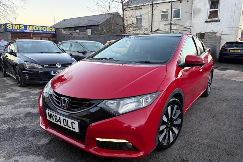 Red Used 2014 Honda Civic SR Hatchback | £7,850 (Fair price) - Image 1/1