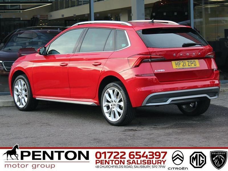 Used Skoda Kamiq SE L 115 HP (84 kW) 2021 Red SUV