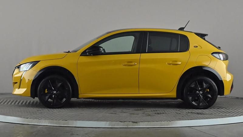Used Peugeot e-208 GTi 100 kW (136 HP) 2021 Yellow Hatchback