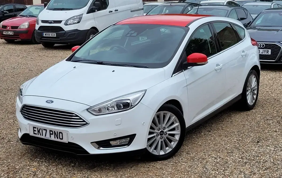 Gebraucht Ford Focus Titanium X 2017 Weiß Kleinwagen