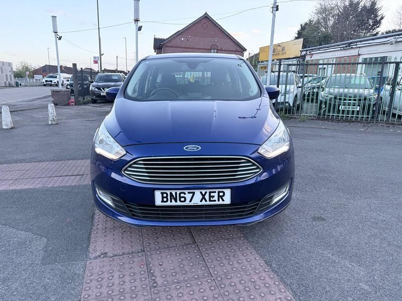 Used Ford C-MAX Titanium 125 HP (91 kW) 2017 Blue MPV