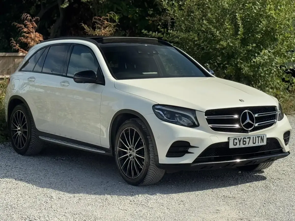 Used Mercedes GLC220 AMG Line Premium Plus 170 HP (125 kW) 2017 White SUV