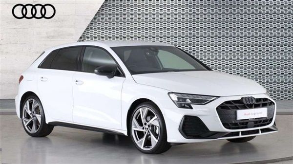 Glacier white Used 2024 Audi A3 Black Edition Hatchback | £30,431 (Expensive) - Image 1/4